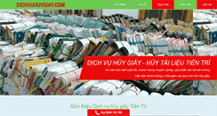 Desktop Screenshot of dichvuhuygiay.com